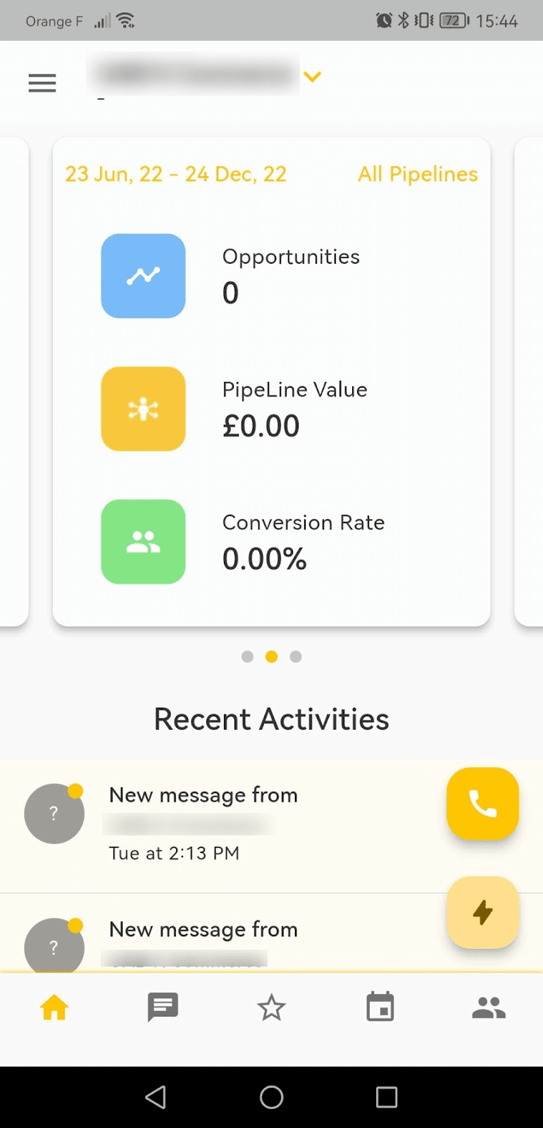 GHL App — Розмови